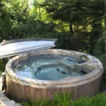 Круглый уличный спа бассейн Jacuzzi journey desert stone jacuzzi 500