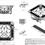 чертеж встроенный джакузи