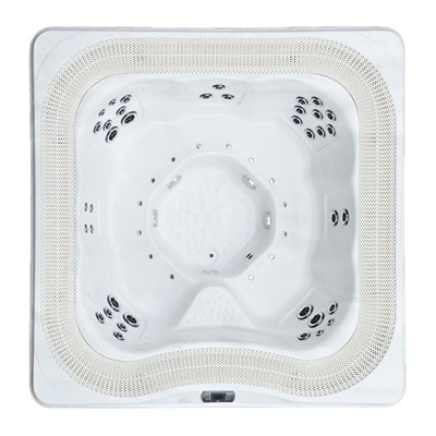 Переливной спа бассейн квадратный Riptide Riverflow 730