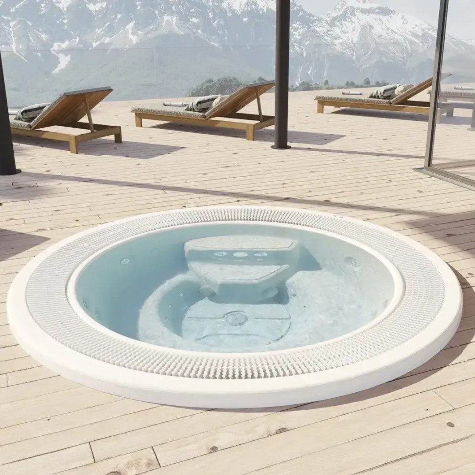 Круглый СПА бассейн Aquavia Spa Martinique