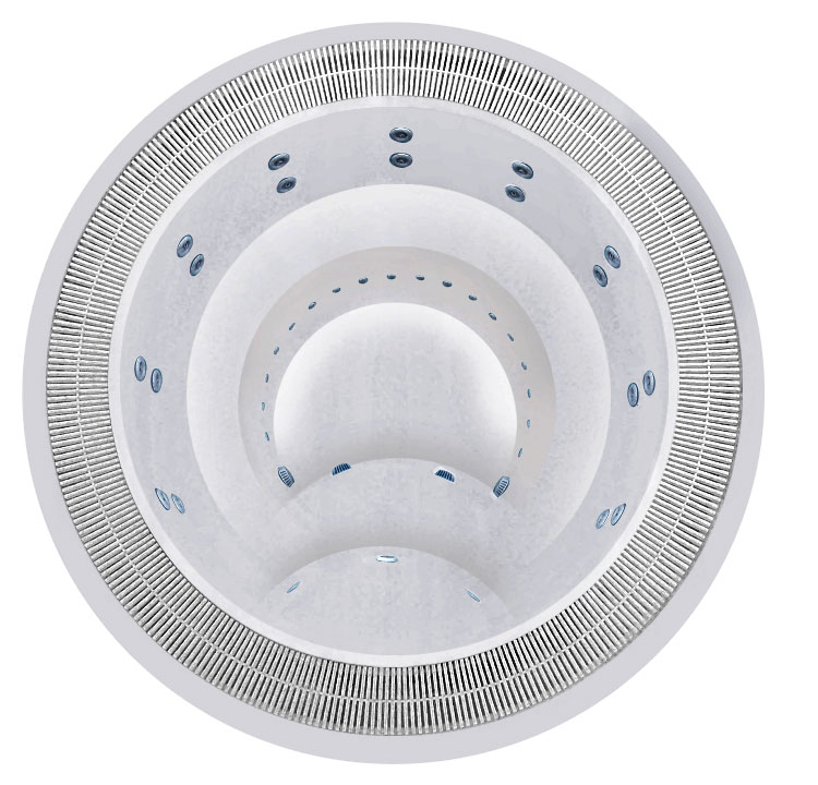 Круглый Спа бассейн Aquavia Spa Bali